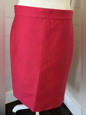 J. Crew No 2 Pencil Skirt NWT New Bright Hot Pink Size 8 women's
